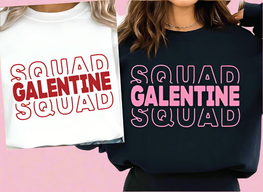 Jersey de cuello redondo del equipo Galentine