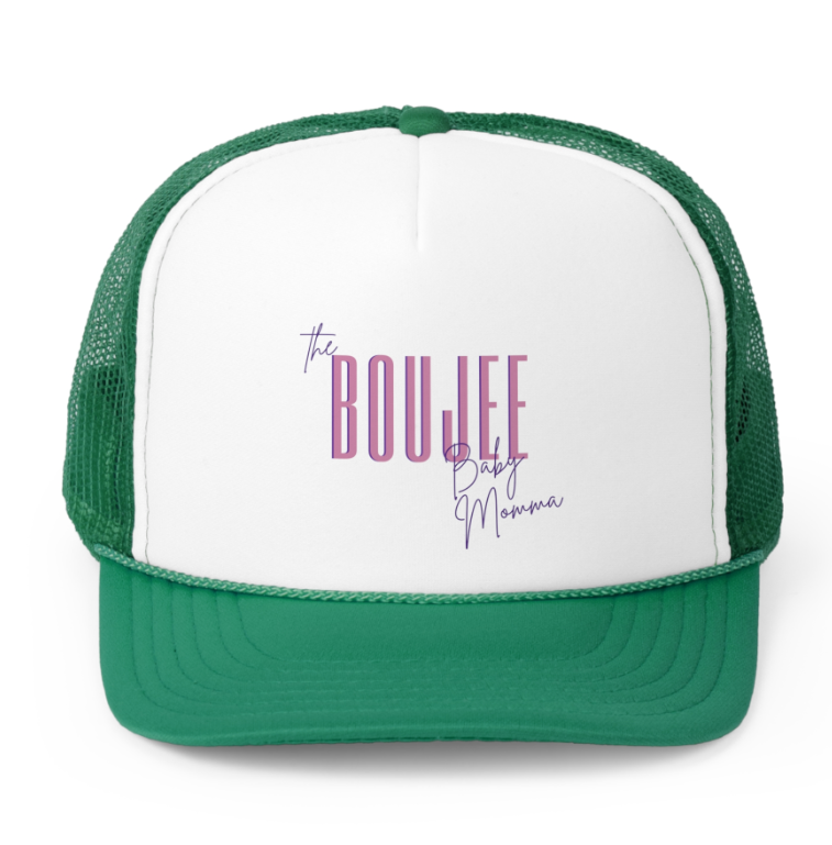 Gorra de camionero Boujee Baby Momma