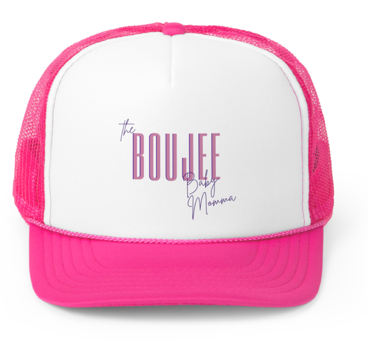 Gorra de camionero Boujee Baby Momma