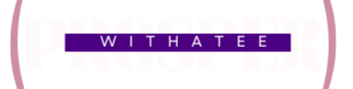 prosper with a tee logo