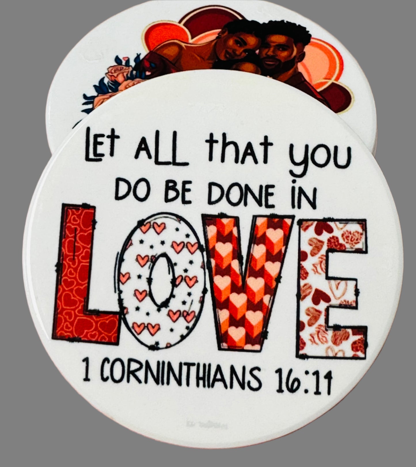 Love Coaster Set of 4