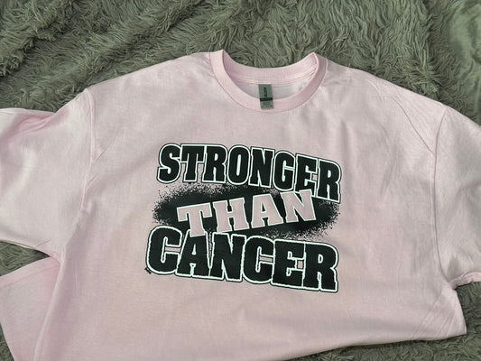 Stronger than Cancer t-shirt (BreastCance)