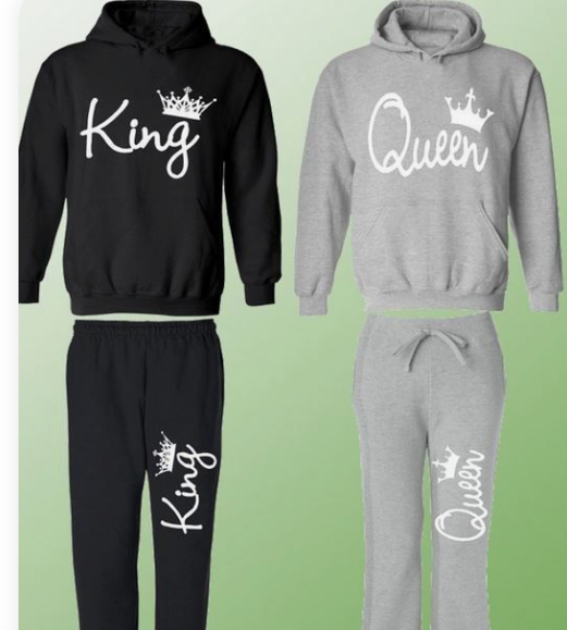 King and Queen Sweatsuit